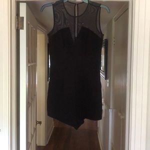 BCBG Generation black short romper size 0
